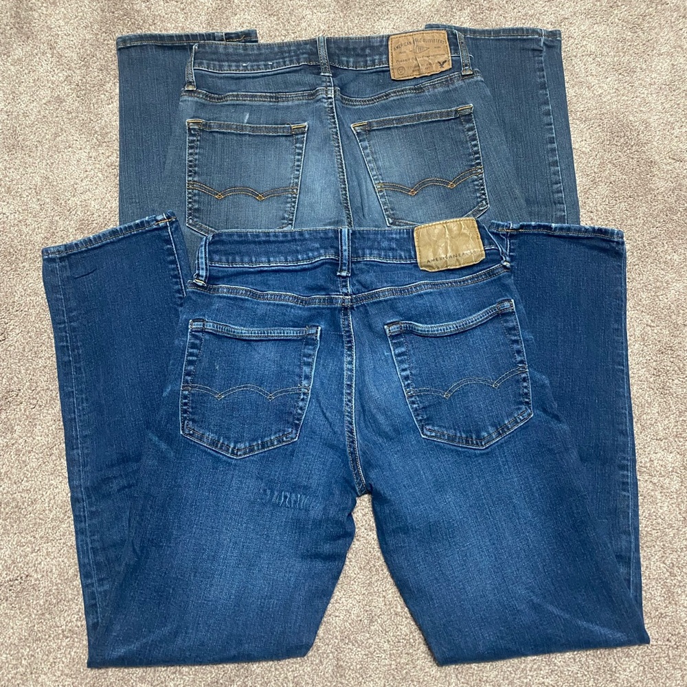 Men lot American Eagle Next level & Extreme Flex 28x30‎ slim & original straight